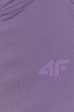 סווטשירט ספורטיבי עם רוכסן וקפוצ'ון לנשים | 4F