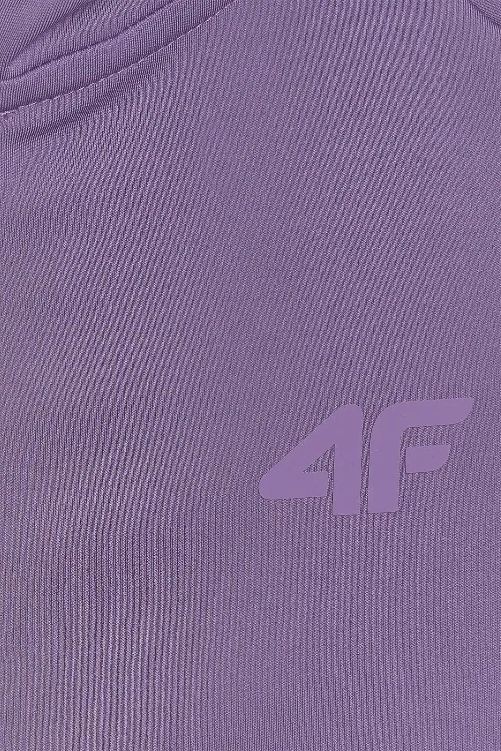 סווטשירט ספורטיבי עם רוכסן וקפוצ'ון לנשים | 4F
