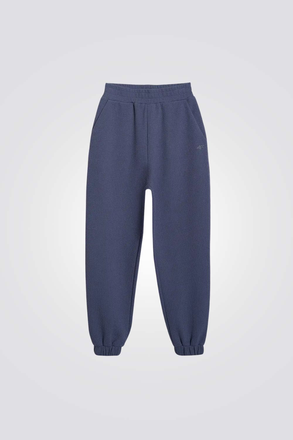מכנסיים ארוכים Waffle-Knit Sweatpants לנשים | 4F 