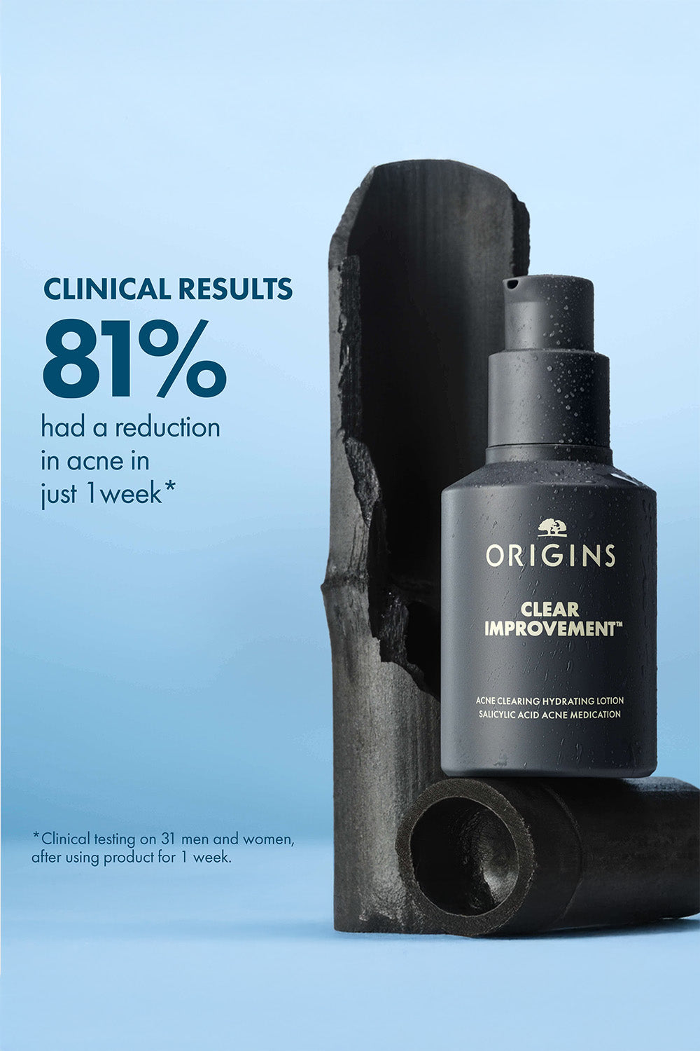 תחליב לחות לניקוי עור הנוטה לפצעונים