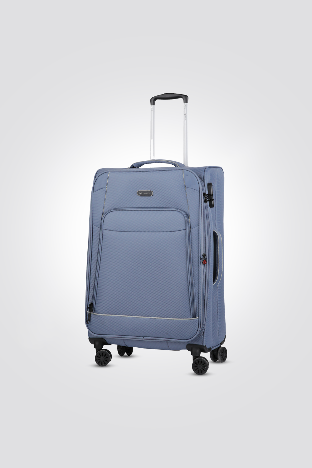 מזוודה מבד בינונית 24'' SAN DIEGO בצבע אפור