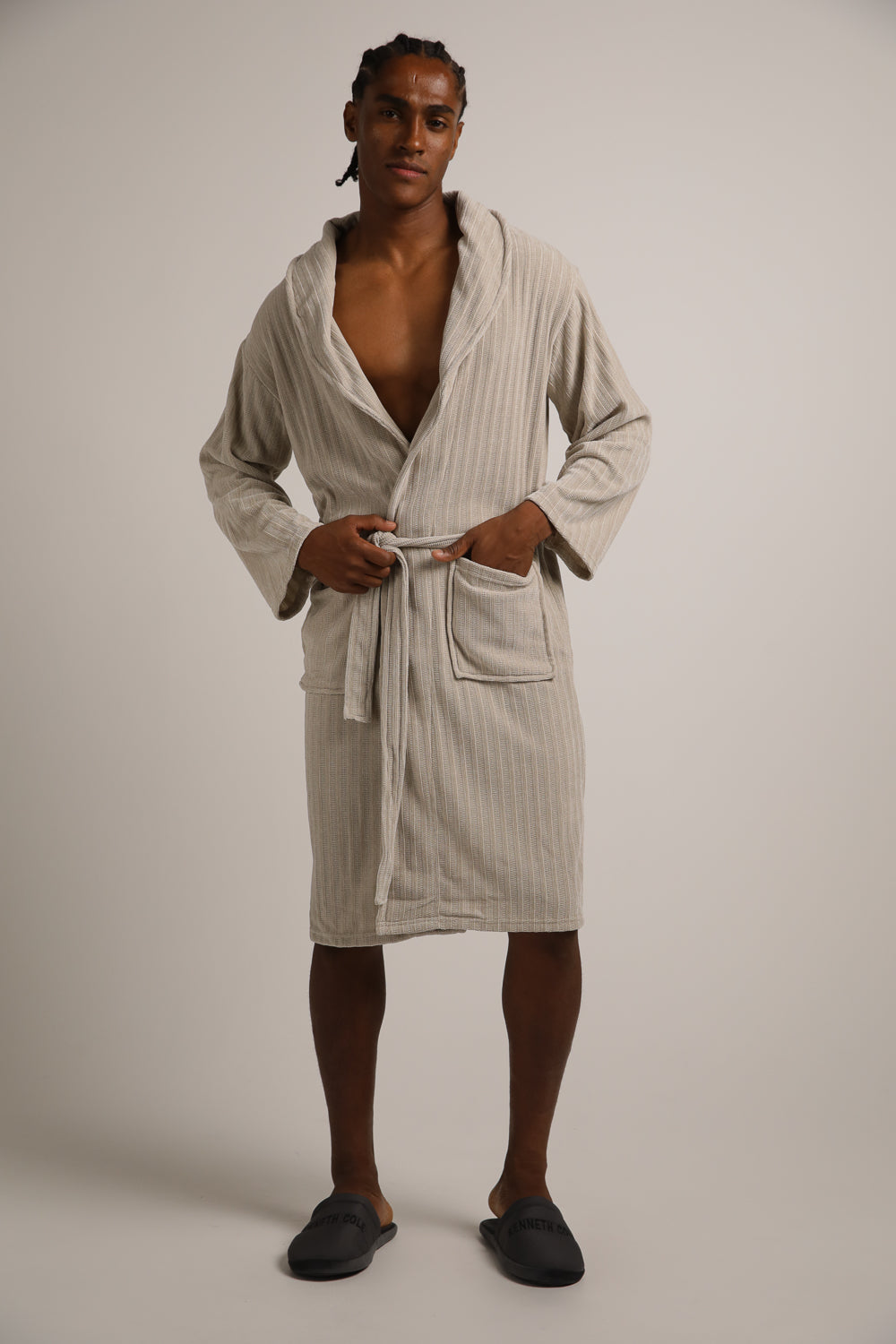  חלוק רחצה מפנק עם חגורה לקשירה | קנת קול