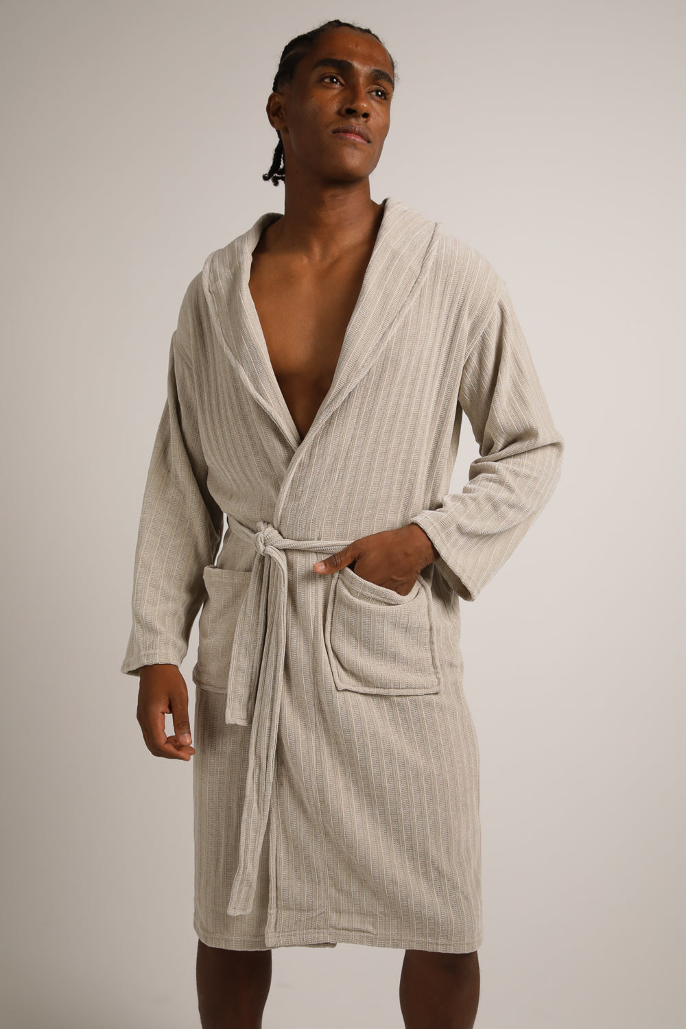  חלוק רחצה מפנק עם חגורה לקשירה | קנת קול