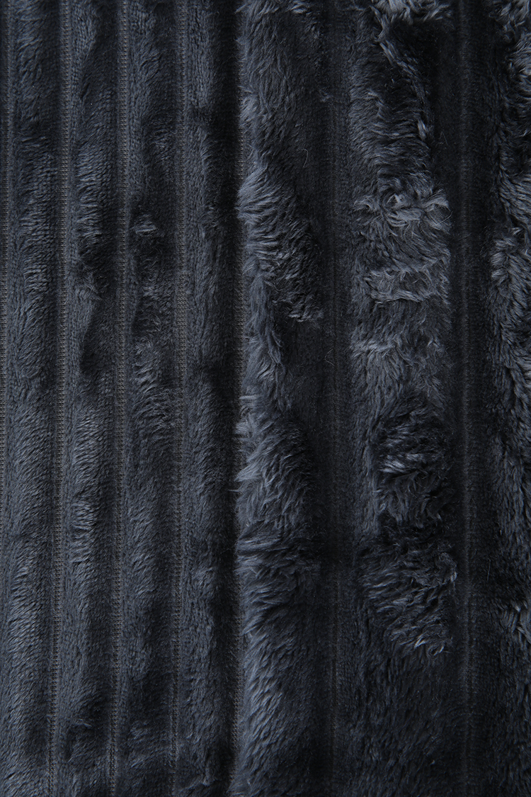 שמיכת פליז זוגית 200/220 ס"מ בעיצוב פסים | קנת קול