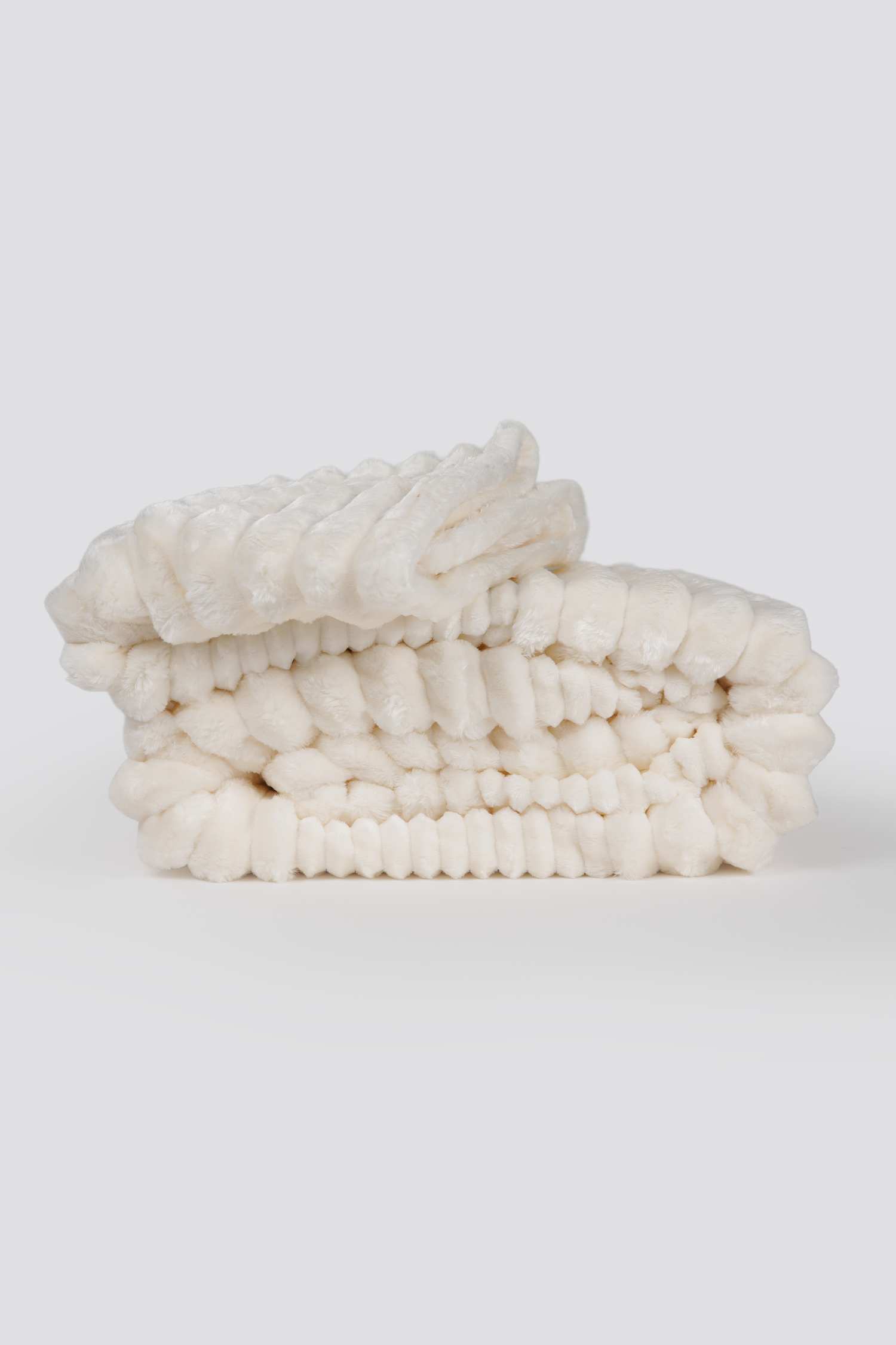 שמיכת פליז זוגית 200/220 ס"מ בעיצוב פסים | קנת קול