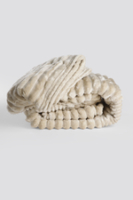 שמיכת פליז זוגית 200/220 ס"מ בעיצוב פסים | קנת קול