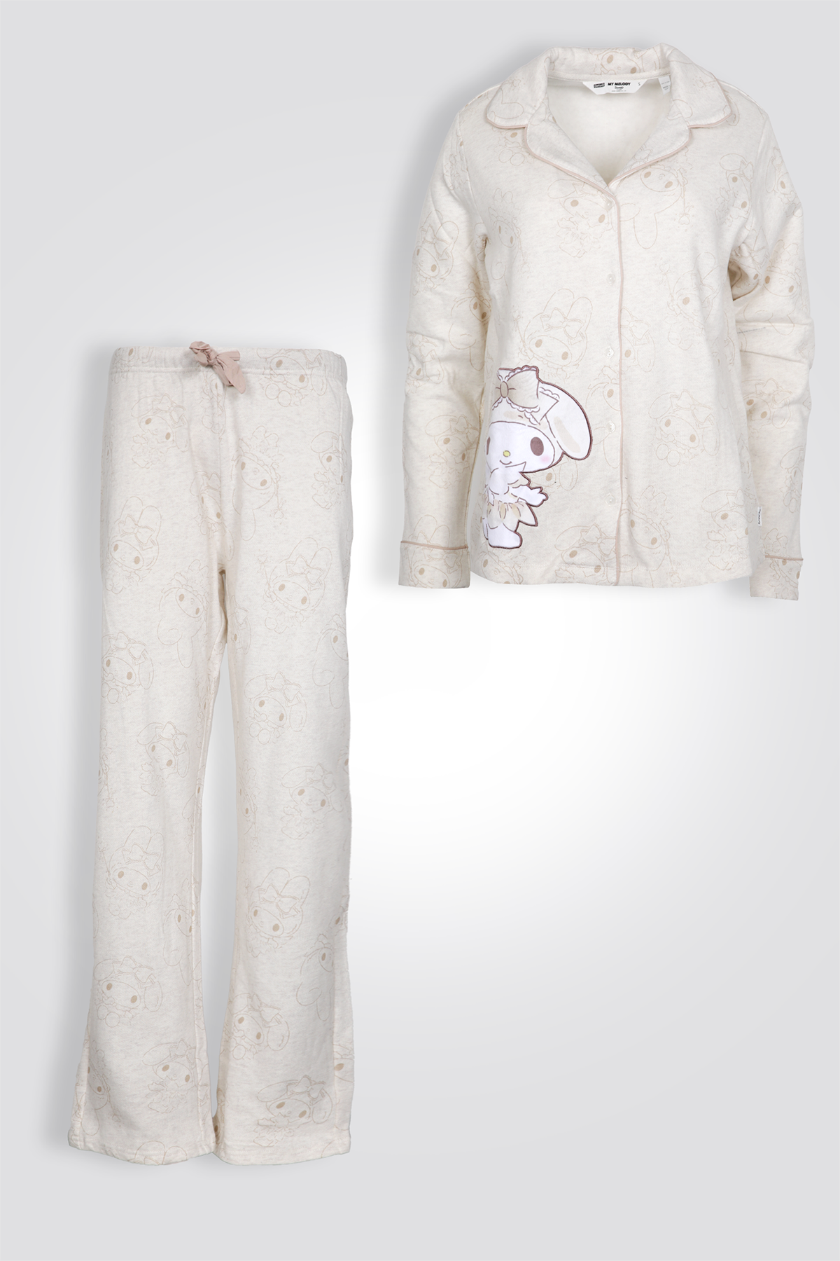 סט פיג'מה מכופתרת מי מלודי | דלתא
