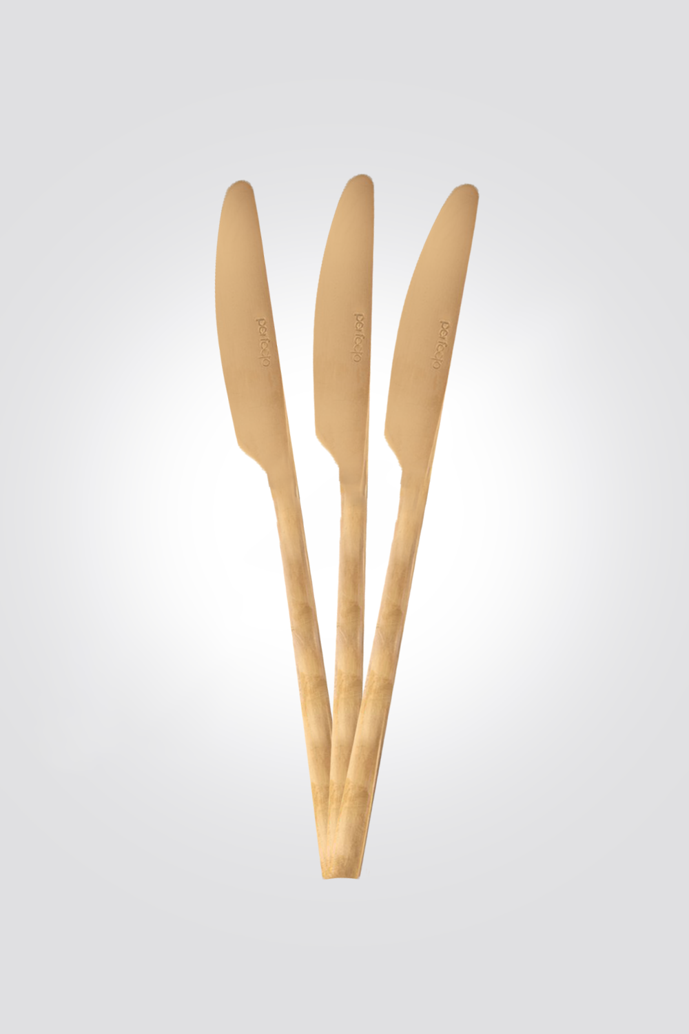 סט 3 סכינים זהב