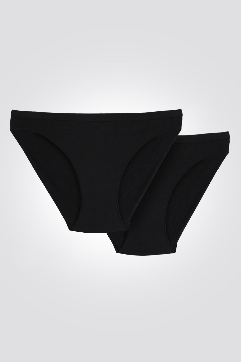 זוג תחתוני מיקרו היילג בצבע שחור