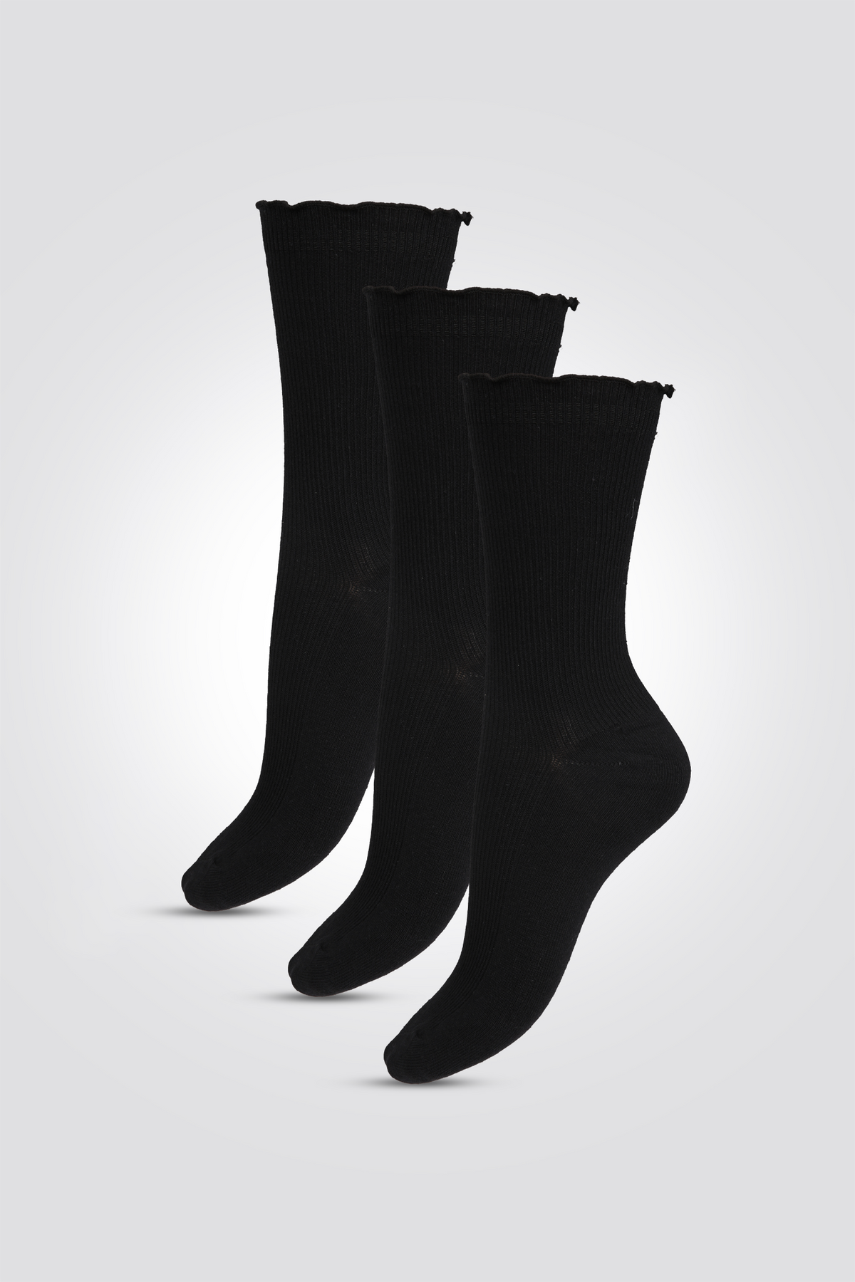 מארז שלישיית גרבי ריב בעיצוב גלי | סריגמיש