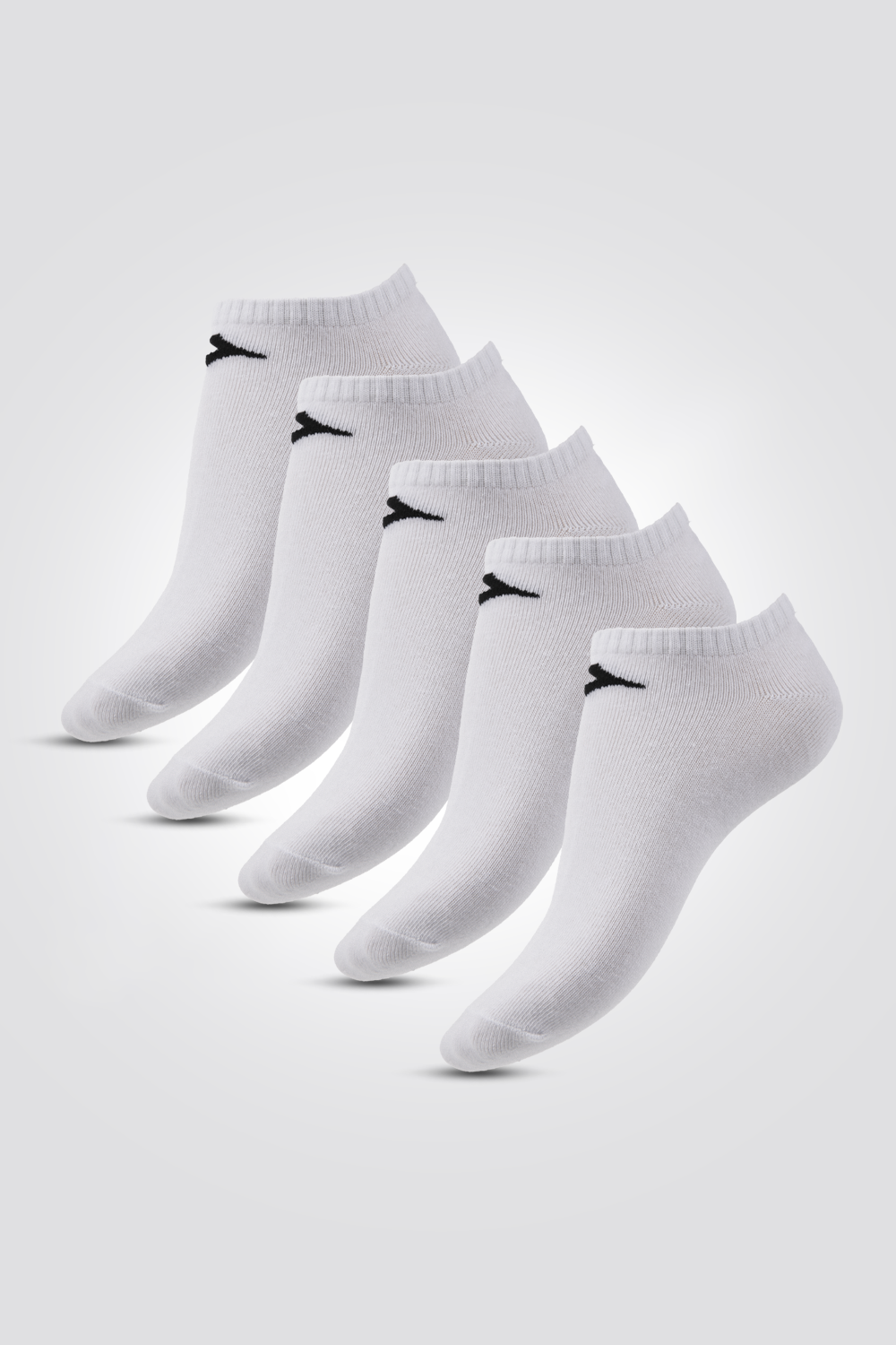 מארז חמישיית גרבי פוטיס לנערים בצבע לבן מידות 35-40