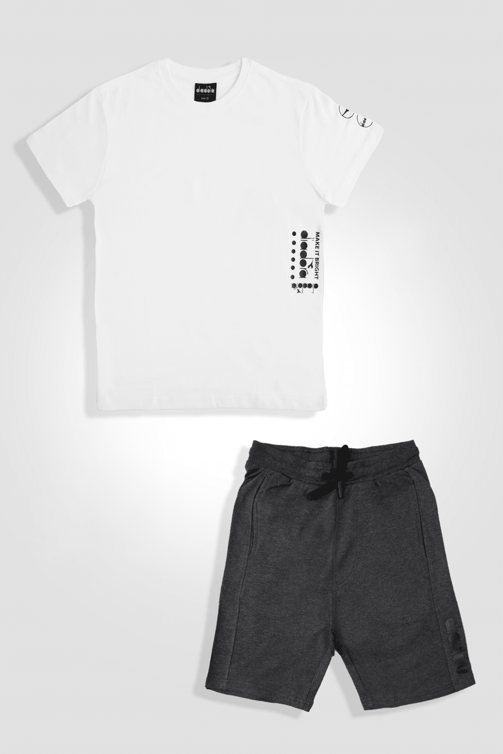 חליפה לילדים בצבע לבן ואפור - MASHBIR//365