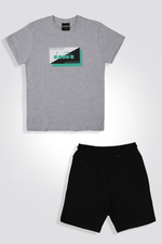 חליפה לנוער בצבע אפור ושחור - MASHBIR//365