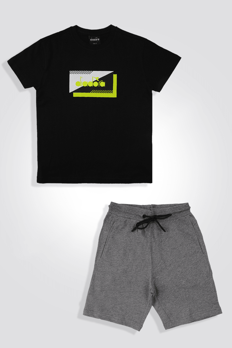 חליפה לנוער בצבע שחור ואפור - MASHBIR//365