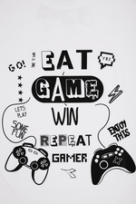 חליפה לילדים בצבע לבן ושחור - MASHBIR//365