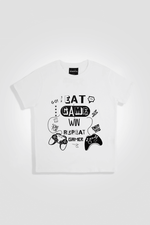 חליפה לילדים בצבע לבן ושחור - MASHBIR//365