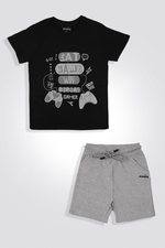 חליפה לילדים בצבע שחור ואפור - MASHBIR//365