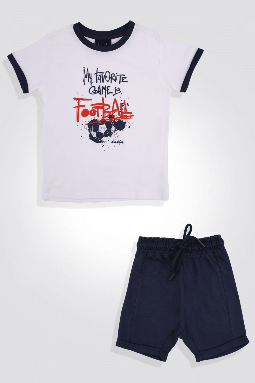 חליפה לילדים בצבע לבן וכחול - MASHBIR//365