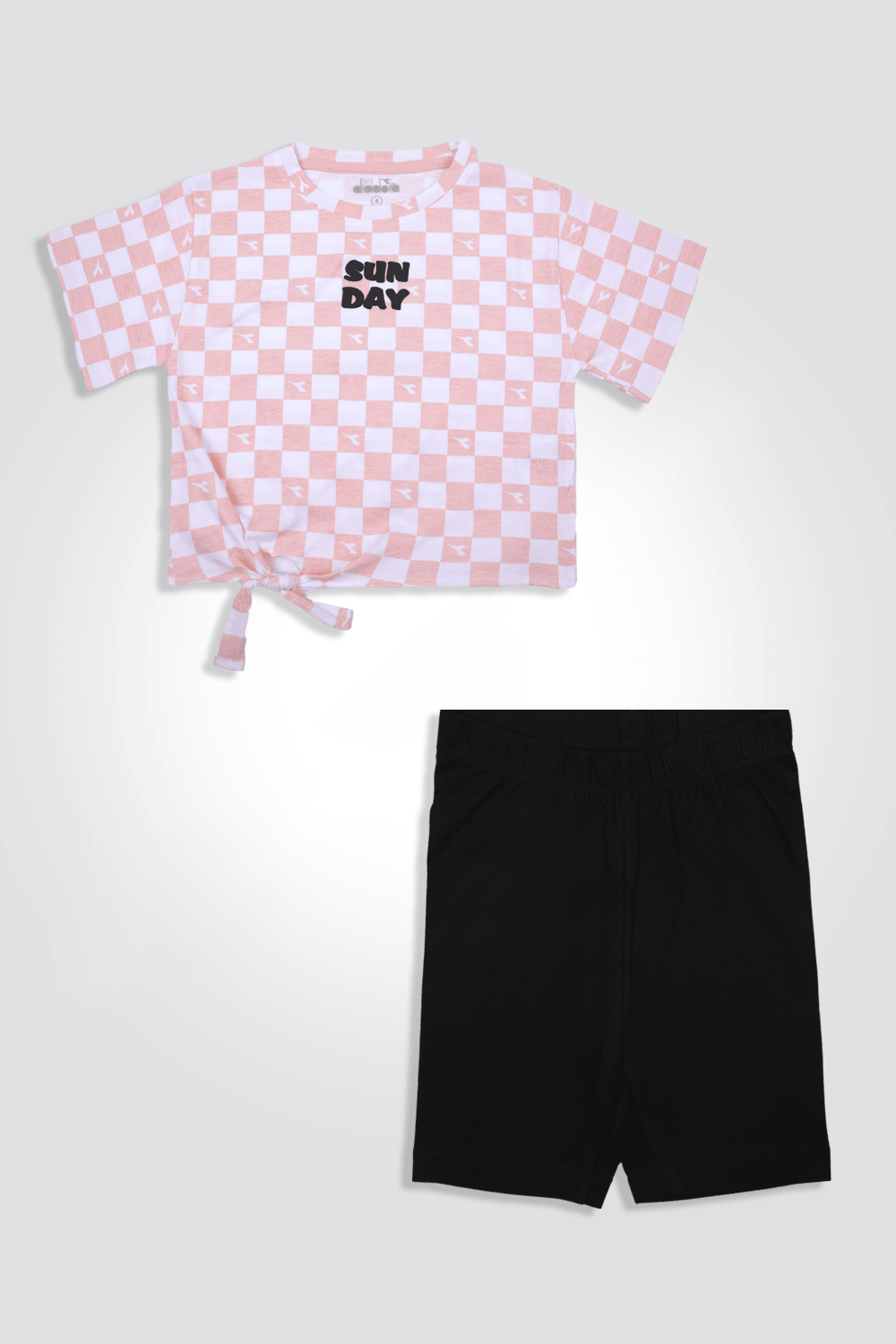 חליפה לילדות הדפס משבצות - MASHBIR//365