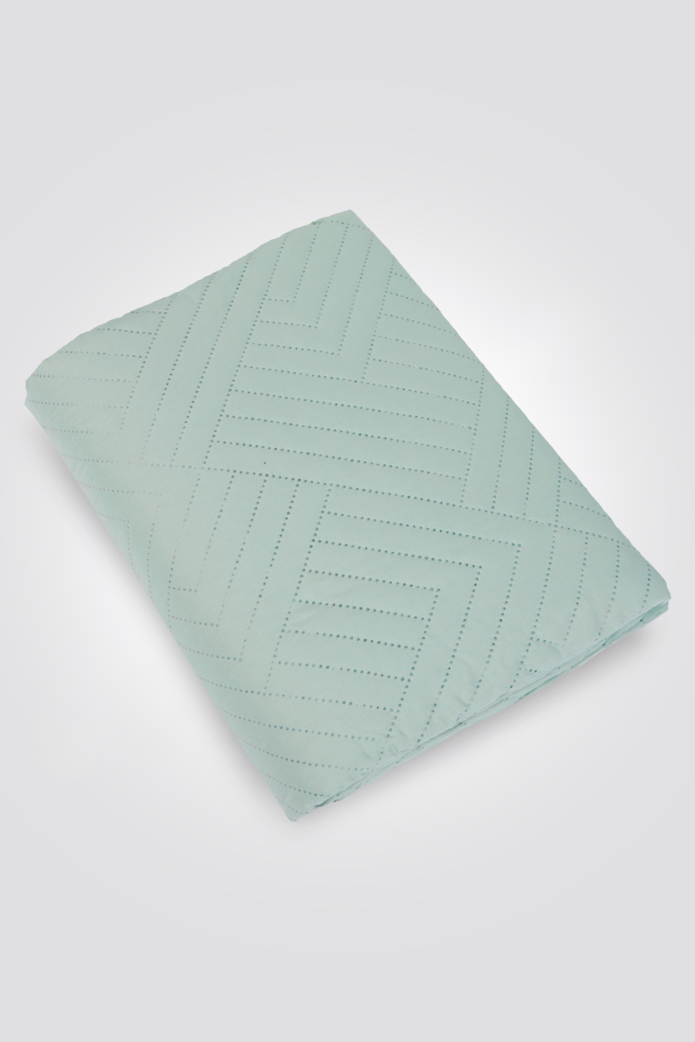 שמיכת קיץ מיקרופייבר 200/220 ס"מ בצבע ירוק בהיר