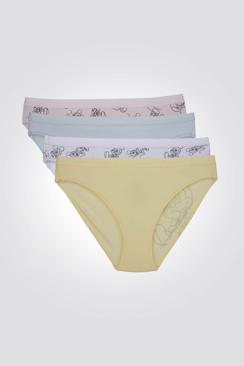 מארז 4 תחתוני מיני מיקי מאוס לבן