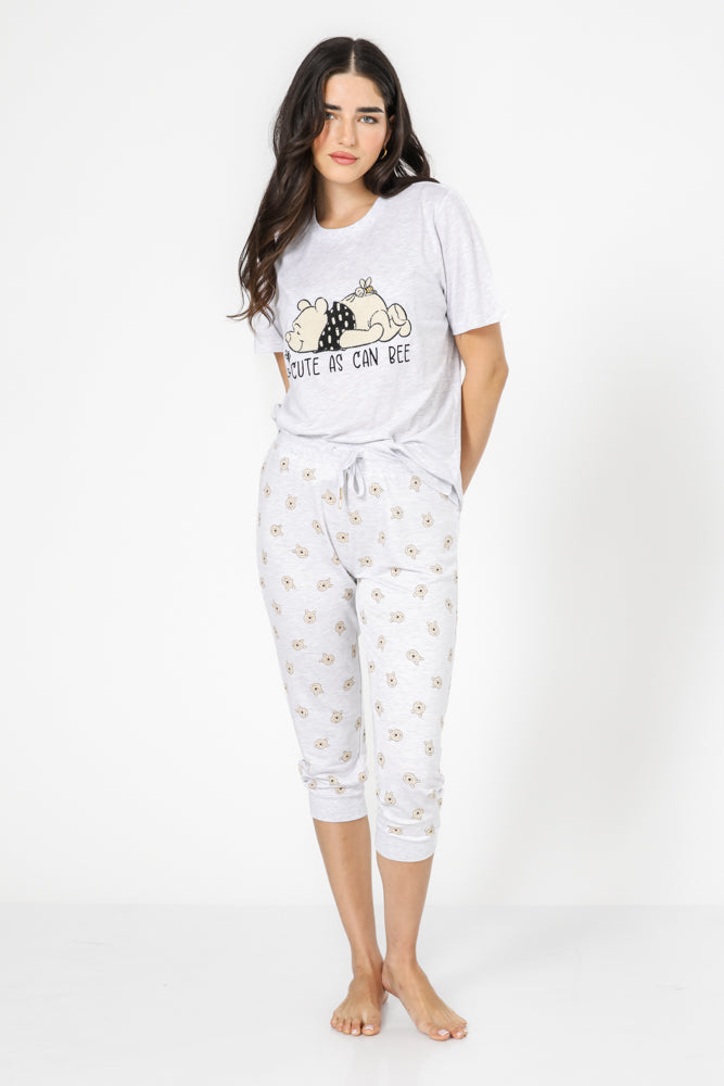 סט פיג'מת מעבר חלק קידמי