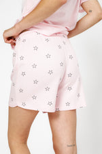 סט פיגמה קצר מיני מאוס בצבע ורוד