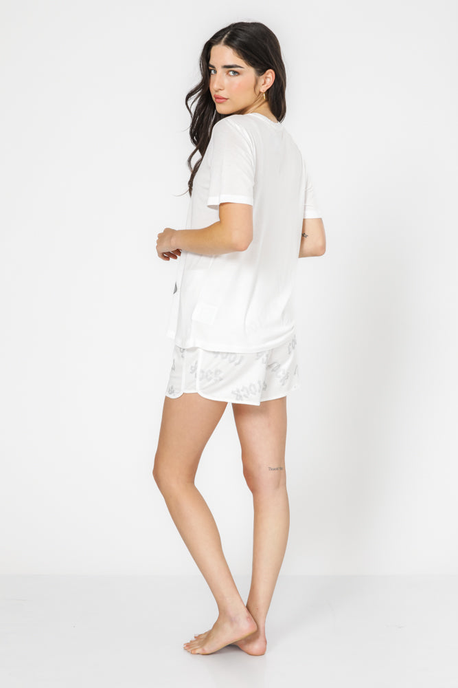 סט פיג'מה קצרה מיני מאוס חלק אחורי