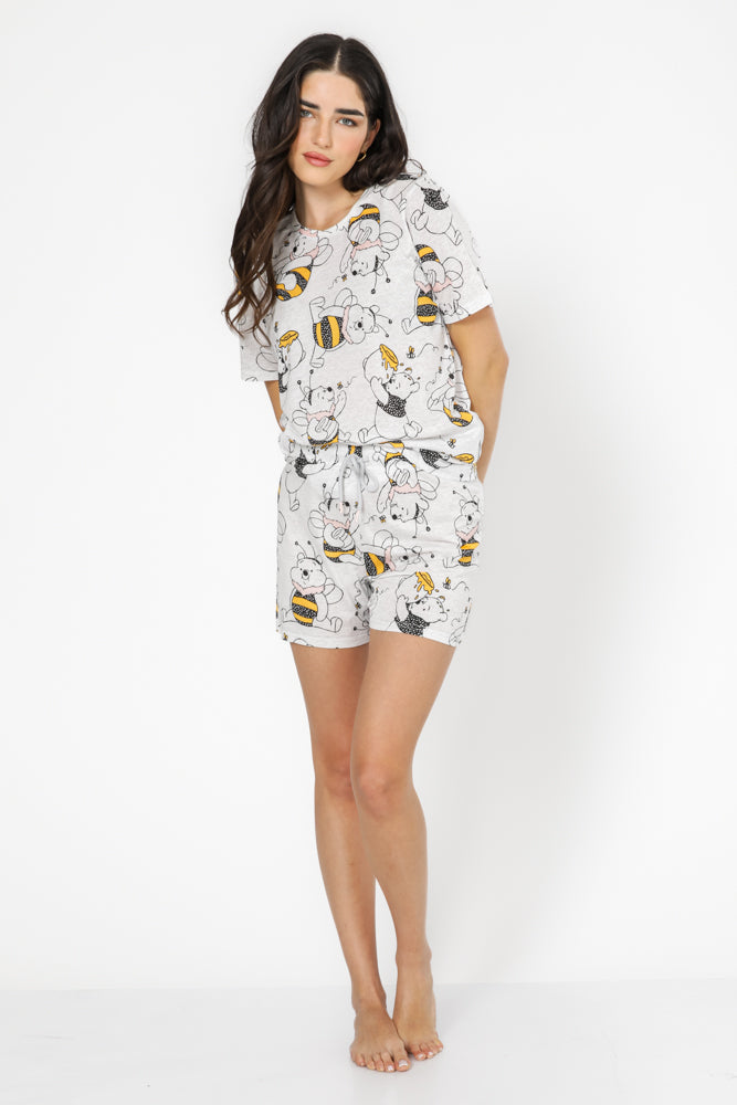 סט פיג'מה פו הדב חלק קידמי