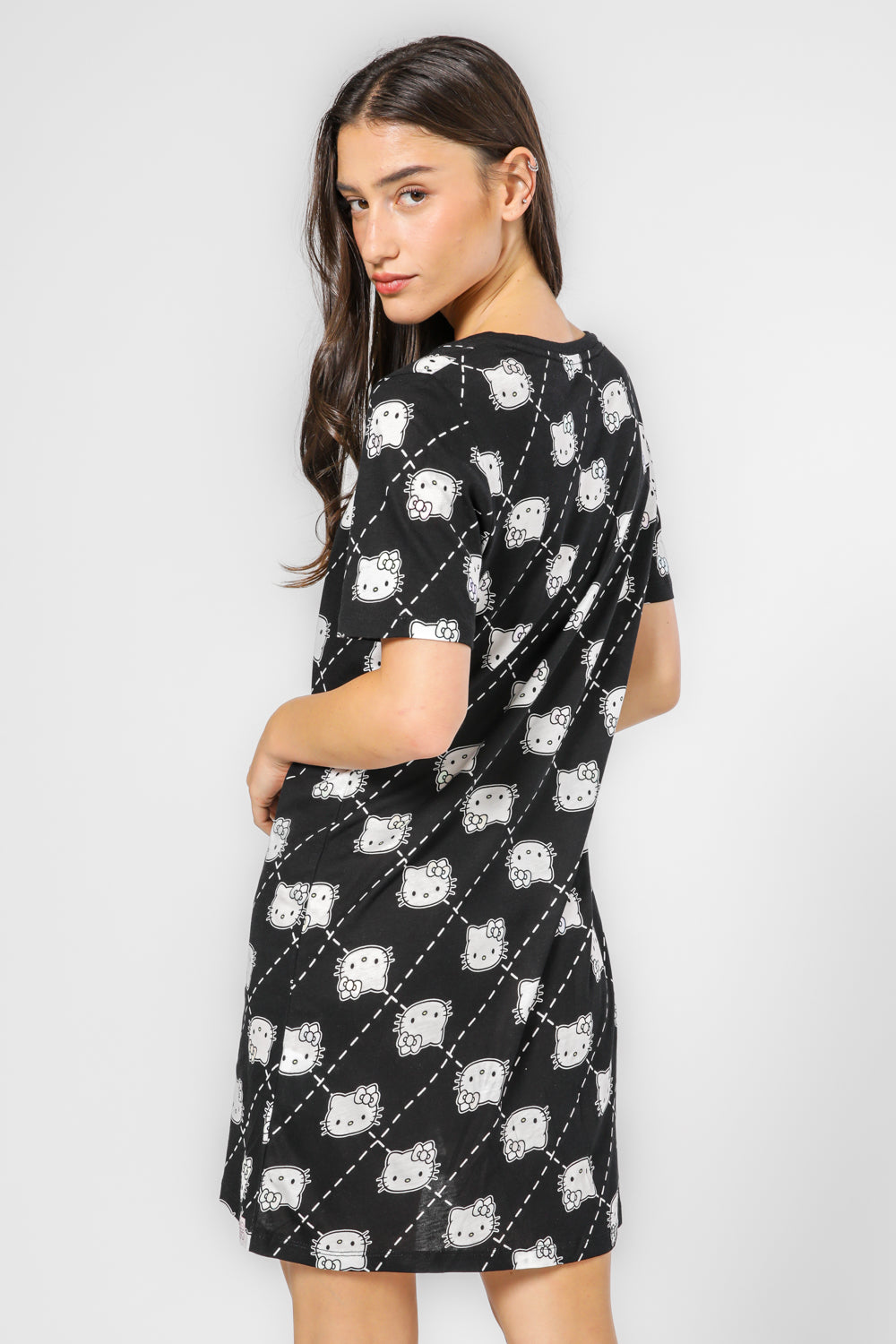 כותונת HELLO KITTY שחורה