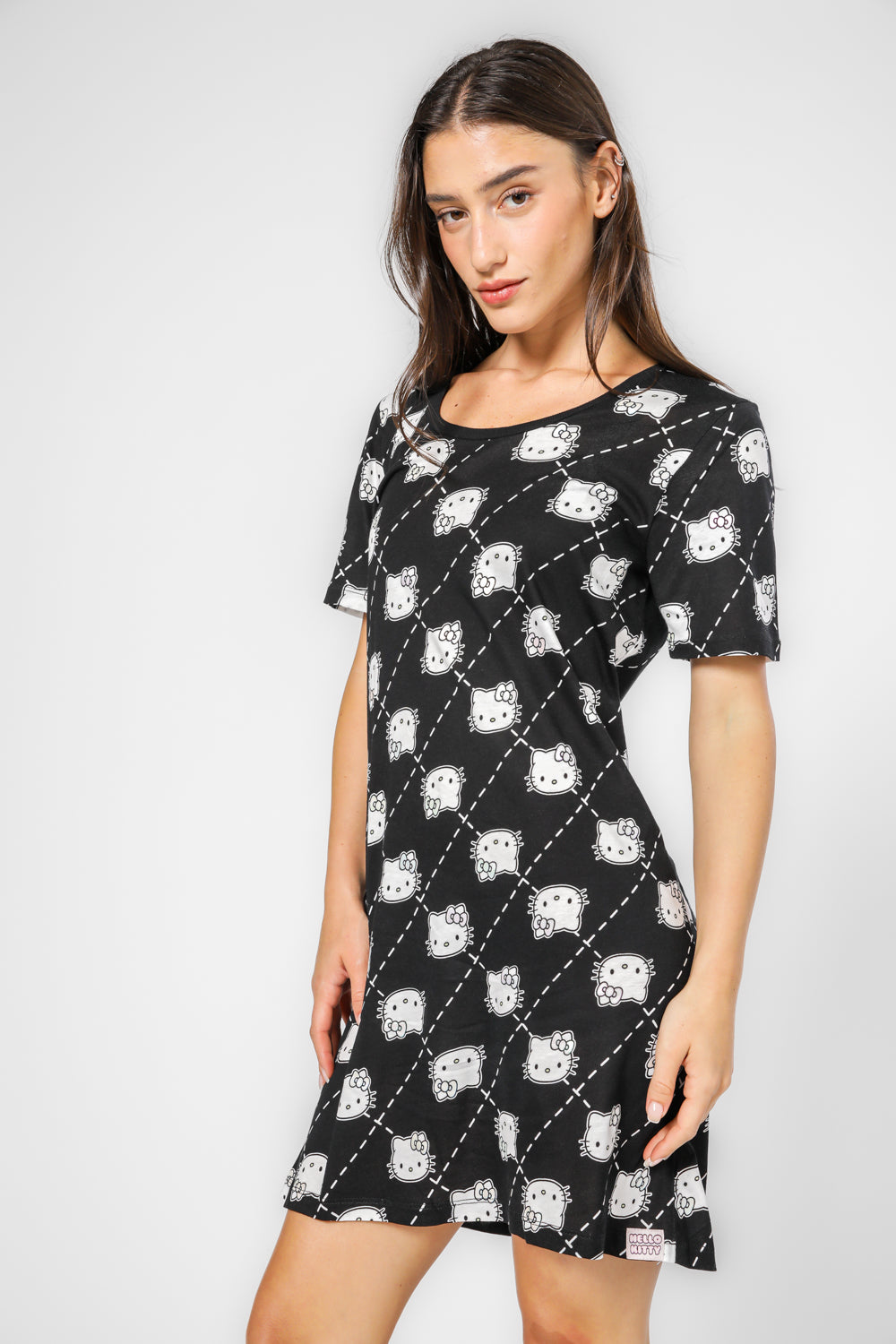 כותונת HELLO KITTY שחורה
