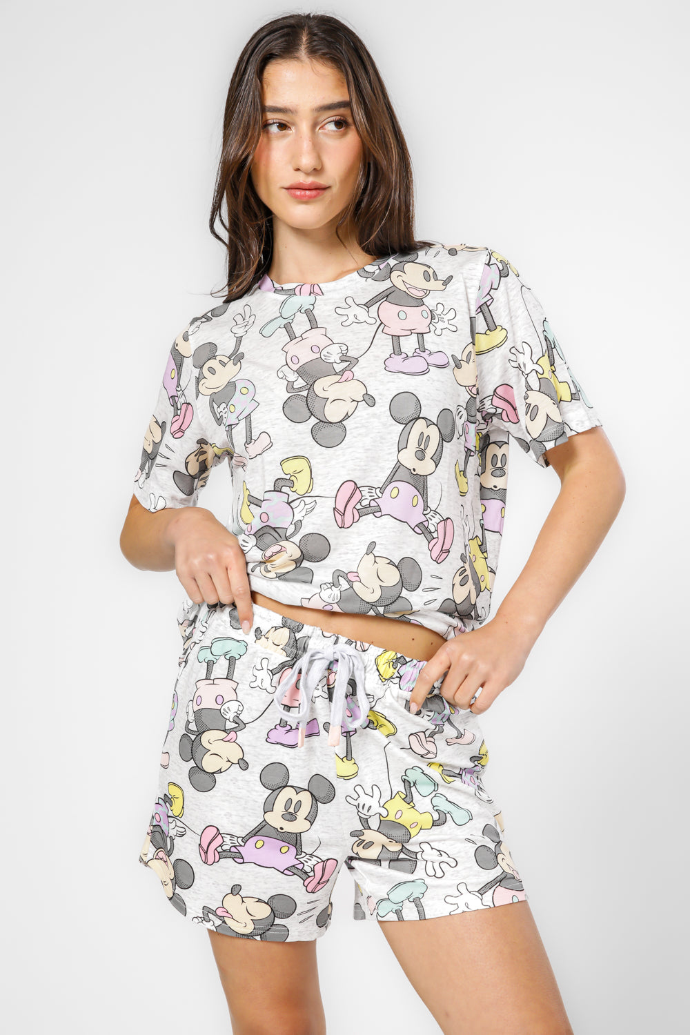 סט פיג’מה קצרה MICKEY POP