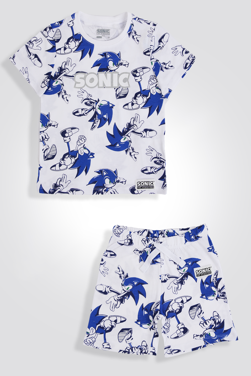 סט פיג’מה קצרה SONIC