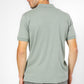 חולצת פולו קצרה צבע ירוק בהיר - 2