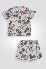 סט פיג’מה קצרה MICKEY DIGITAL