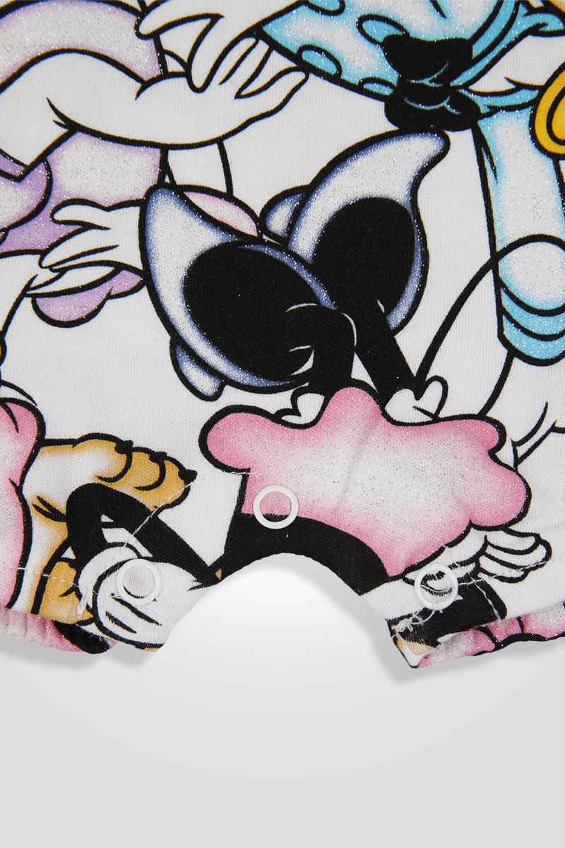 פיג’מת אוברול קצרה MICKEY AND FRIENDS