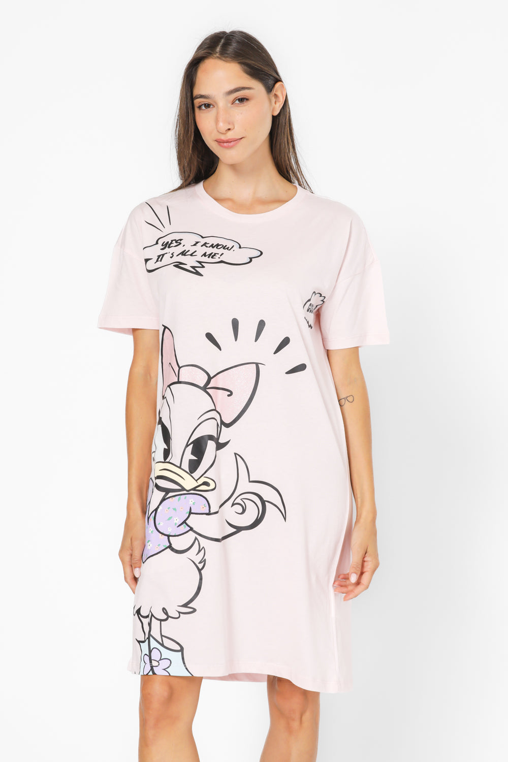 כותונת DAISY AND DONALD ורוד