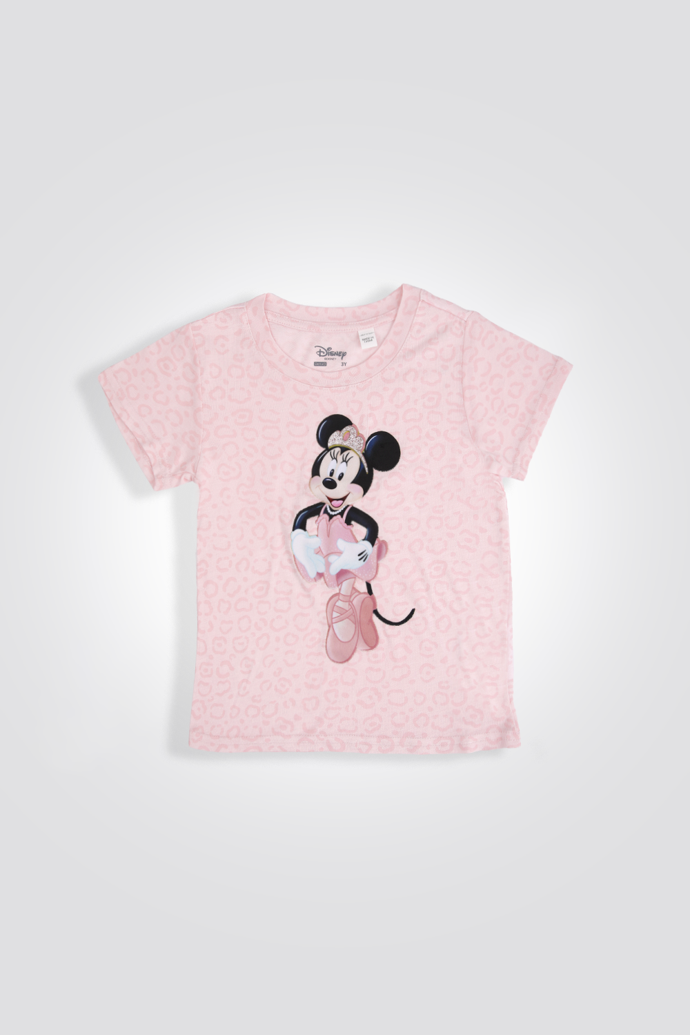 סט פיג’מה קצרה לילדות MINNIE BALLERINA בצבע ורוד