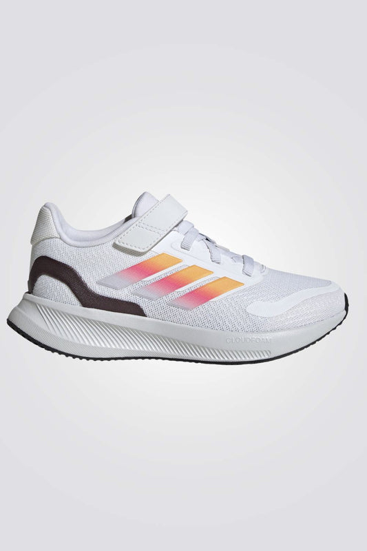 נעלי ספורט לילדים ונוער מבית ADIDAS, עם קרסול מרופד, סגירת סקוץ וסוליית cloudfoam. הנעל במראה הקלאסי של אדידס עם 3 פסים.&nbsp;