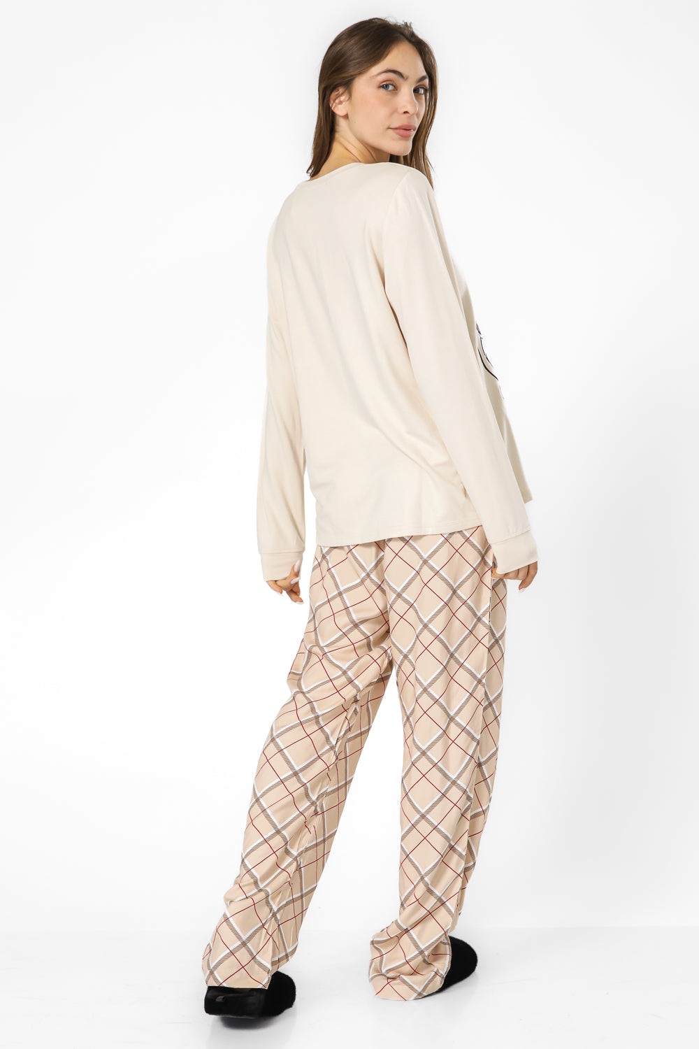 MICKEY AND MINNIE סט פיג’מה דקה