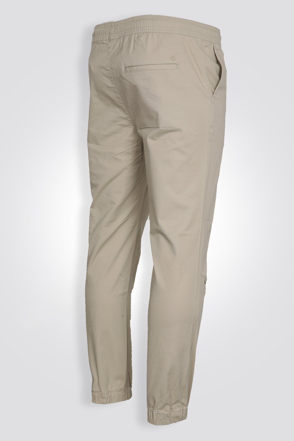 מכנסיים ארוכים אלסטיים לגבר בצבע חאקי