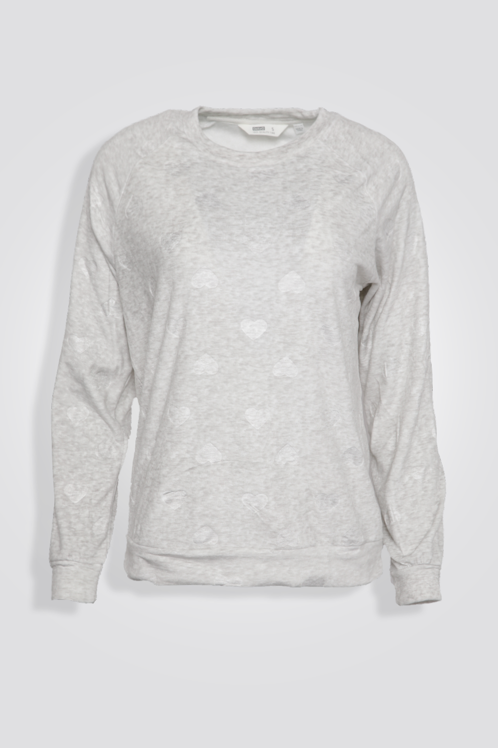 סט פיג’מה קטיפה דקה לבבות