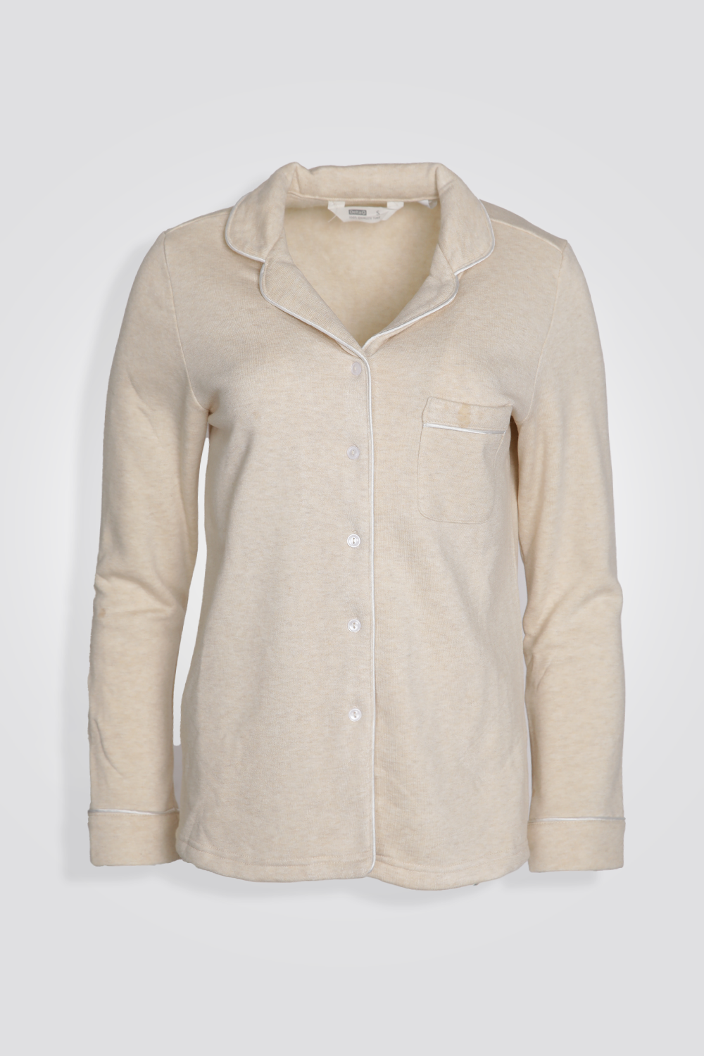 סט פיג’מה מכופתרת מבד רך ונעים