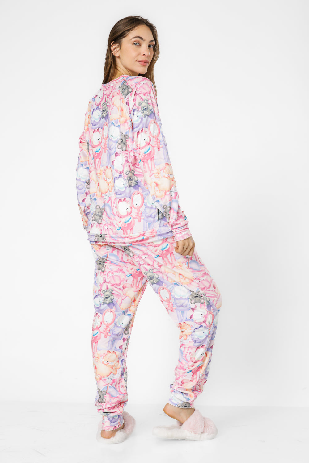 סט פיג’מה קטיפה GARFIELD