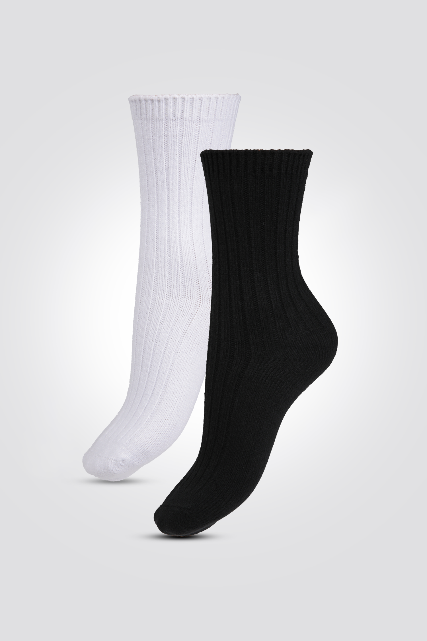 מארז שני זוגות גרביים באורך רגיל ביתיות | דלתא