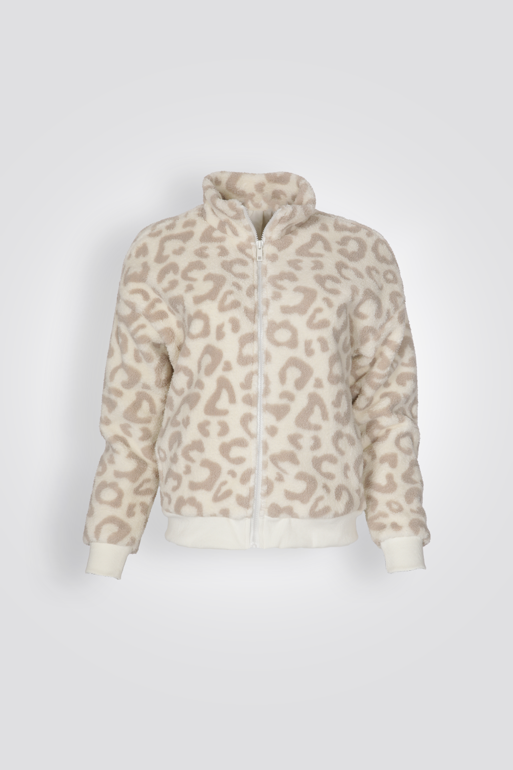 ג’קט פלאפי עם רוכסן LEOPARD