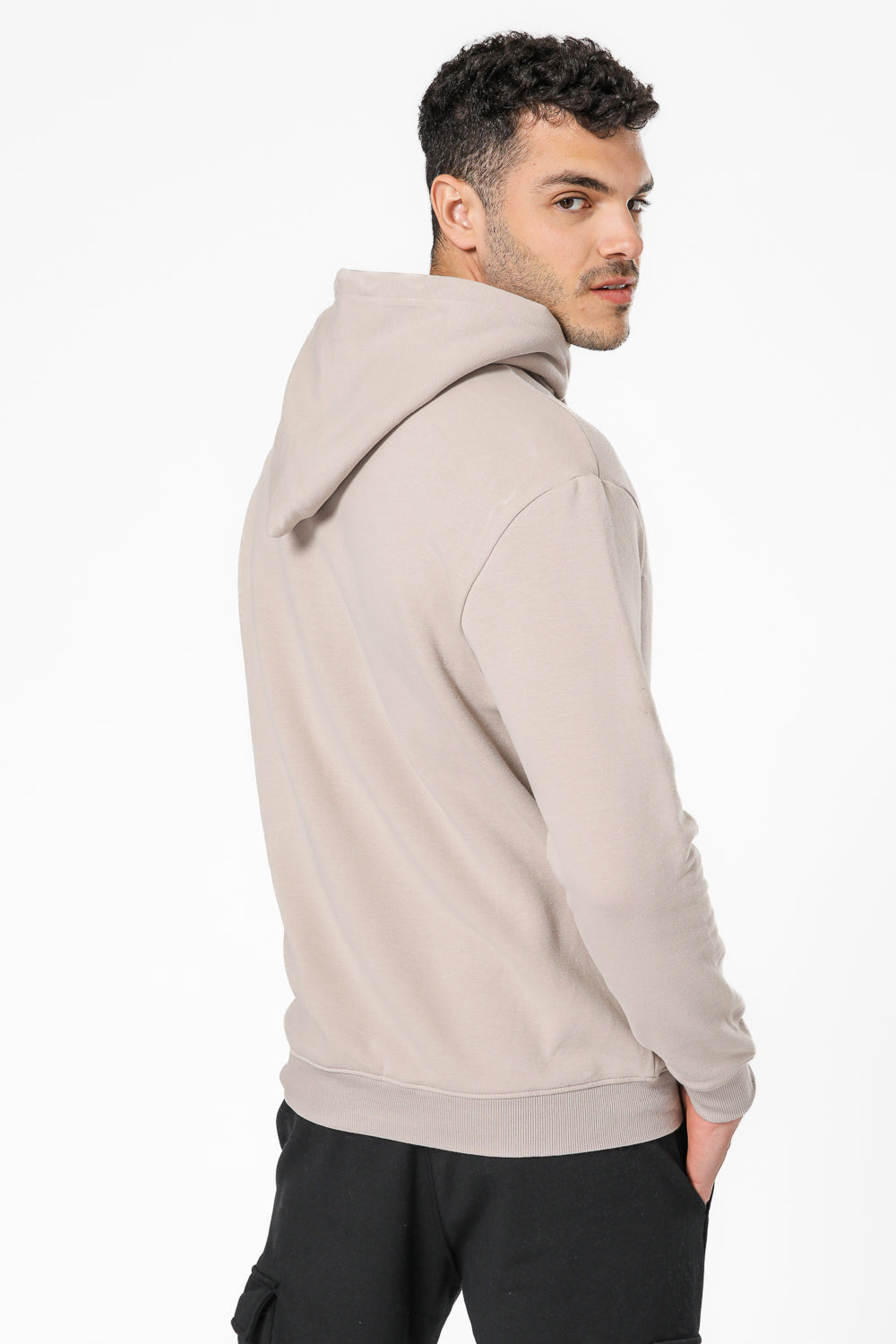 סווטשירט פוטר קפוצ’ון בצבע חאקי