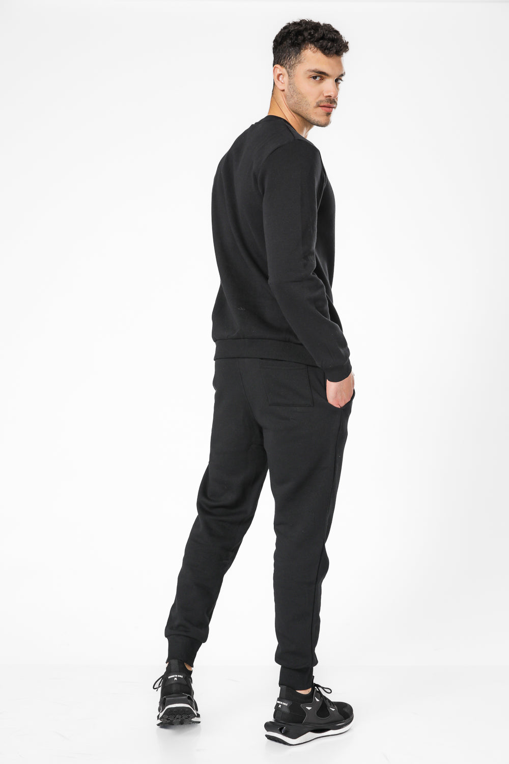 סט פיג'מה פוטר PIERRE CARDIN בצבע שחור