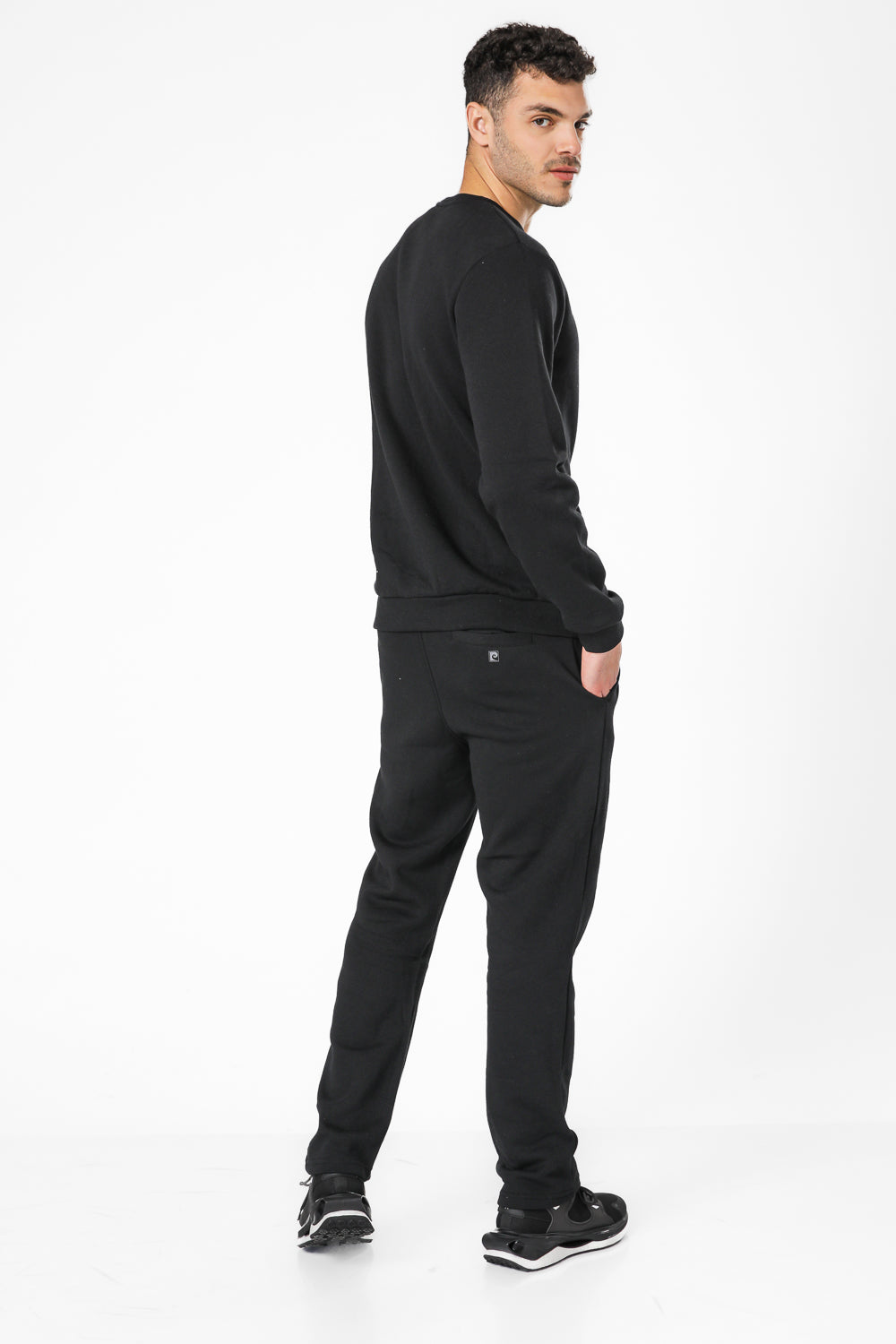 סט פיג'מה פוטר PIERRE CARDIN בצבע שחור