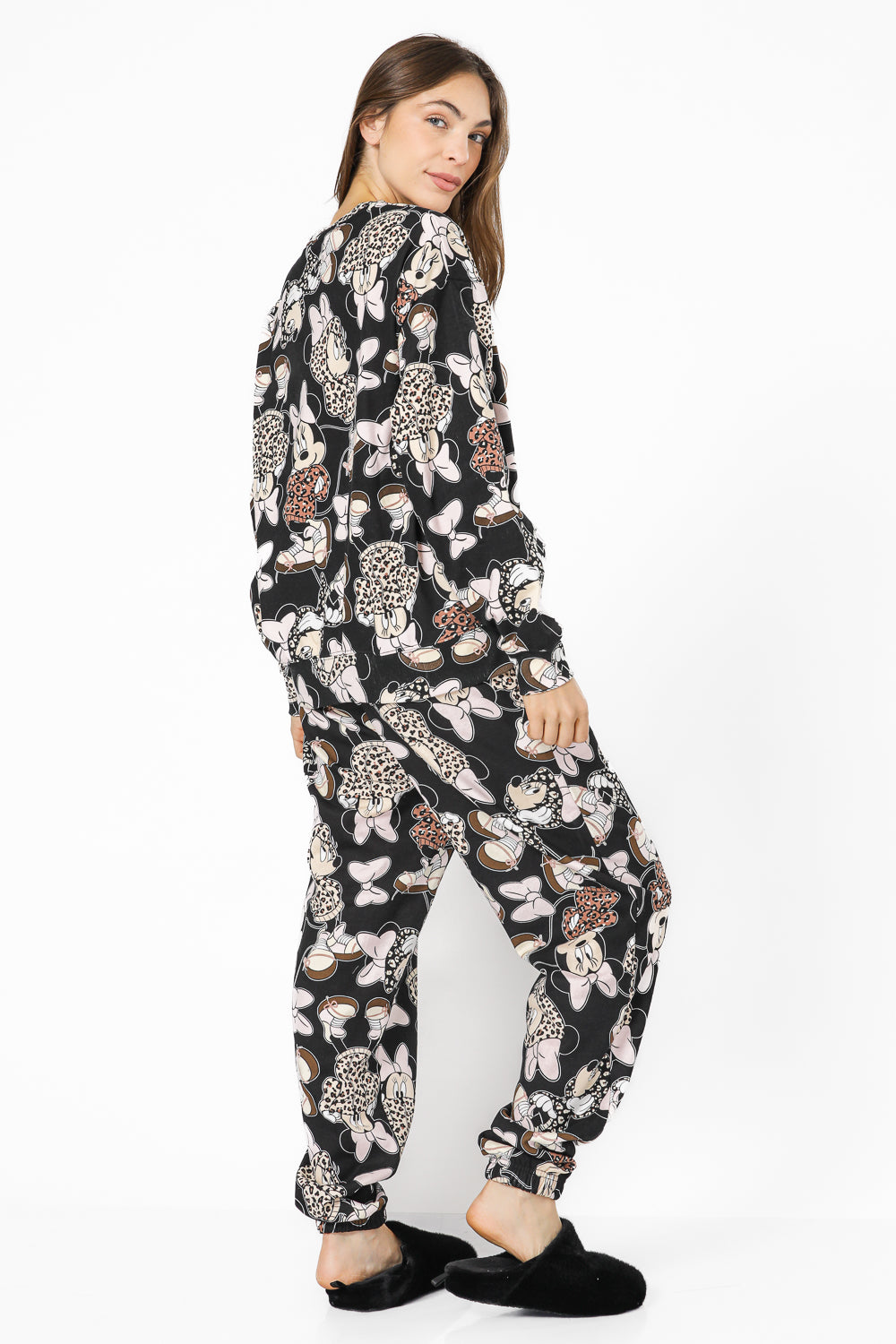 סט פיג’מה פוטר LEOPARD MINNIE לנשים